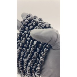 Natural Black Onyx Nuggets 16in. Strands Approx. 10mm