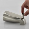 Slip Fit Tub Spout with Pull-Up Diverter for 1/2 inch
