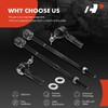 A-Premium Set of 4, Front Inner & Outer Tie Rod