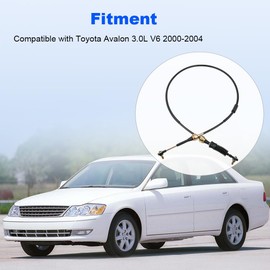 WMPHE Automatic Transmission Gear Shift Cable Replacement for 33820-07060 3382007060 Compatible with Toyota Avalon 3.0L V6 2000-2004 Shifter Control Cable