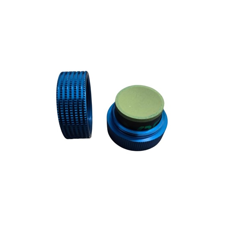 Cru5h Billiards Aluminum Round Chalk Holder - for Use with
