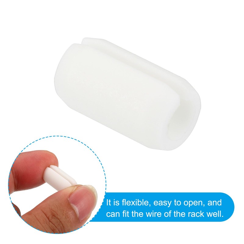 PATIKIL Kitchen Sink Rack Feet, 40pcs 5mm ID x 8mm