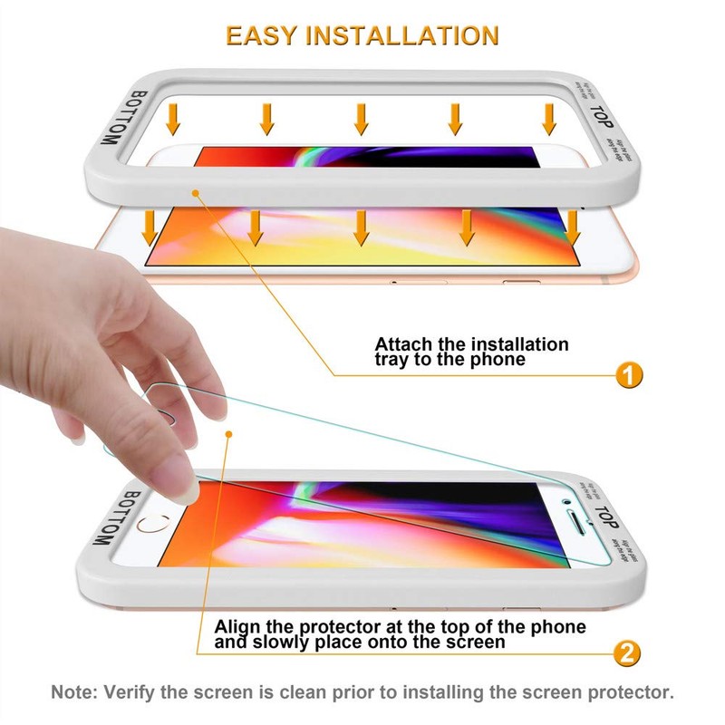 (2 Pack) Supershieldz Designed for iPhone SE (2022/2020, 3rd/2nd Generation)