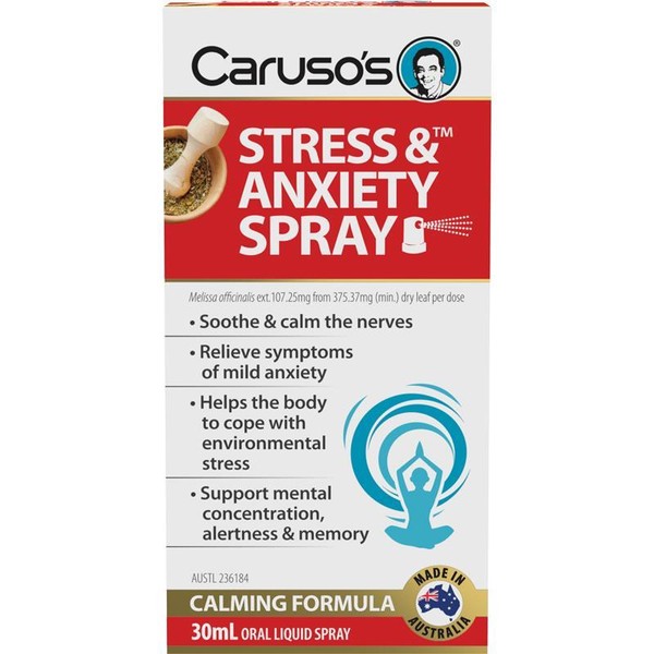 Carusos Stress and Anxiety Spray 30ml