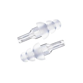 Etymotic ER20 ETY Earplugs - Standard Size, Clear - High-Fidelity Hearing Protection - Up to 20 dB Sound Reduction - Reusable - Includes Neck Cord & Carrying Case