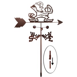 SWEN Products Notre Dame Fighting Irish Weathervane (Garden Stake Included)