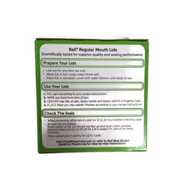 Ball Regular Mouth Jar Lids 4 pack