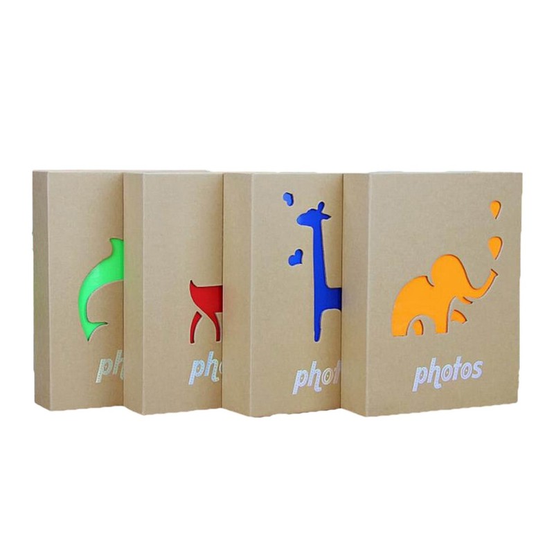 Wei Long Kraft Photo Album Hold 100 Pockets, 5"x7" Photos,