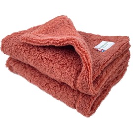 Imabari [Set of 2] Imabari Towel, Chiffon Hand Towel, Terracotta, 13.4 x 14.2 inches (34 x 36 cm), 100% Cotton, Thick, Water Absorbent, Everyday Use, Made in Japan, Imabari Towel Brand