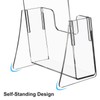 2pcs Acrylic Brochure Display Stands Transparent Pamphlet Holder for Magazines