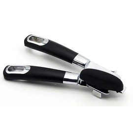VIER - Manual can opener with double pliers, safe and effortless use, no burr, firm, sturdy and practical.