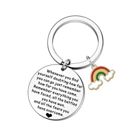 JETTOP Positive Gifts for Women Stay Strong Gifts for Women Nurse Gifts for Women Leaving Gifts for Colleagues Women (Whenever You find), Silver