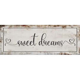 Master Bedroom Sign Sweet Dreams Sign Bedroom Wall Decor Sign Vintage Metal Sign 16x6inch Tin Sign Plaque Poster for Garage Bar Bar Home Man Cave Wall Decor