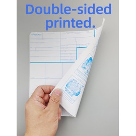 prismite Fingerprint Cards, Applicant FD-258 (5 Pack)