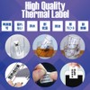 KOGLEE rayfook Remanufactured Thermal Label Stickers 50x80mm 2 Rolls 1000