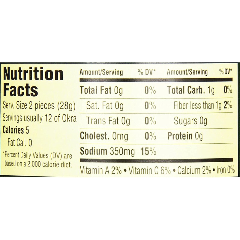 Talk O Texas Okra Pickles, Hot, 16 oz (Pack of