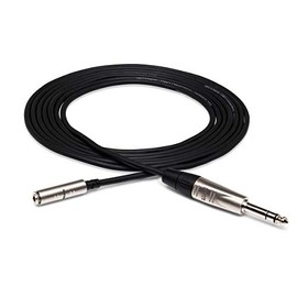 Hosa HXMS-010 REAN 3.5 mm TRS to 1/4" TRS Pro Headphone Adaptor Cable, 10 Feet