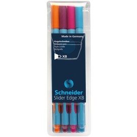 Schneider Etui KS Slider Edge Wallet of 4 XB Colour Ballpoint