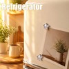 18pcs Star-Shaped Fridge Magnets, Fun Magnet for Kitchen Decor(Silver-Tone)