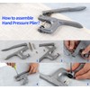 ilauke Snap Pliers + 400 Set Snap Buttons Fastener 20