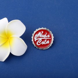 KEYCHIN Bottle Cap Enamel Pin Vedio Game Fans Gifts Bottle Opener Jewelry Vedio Game Merchandise, Large, Stainless Steel, copper