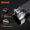 LCGP 3" Square Exhaust Tip 3" to 3" x 5.5""
