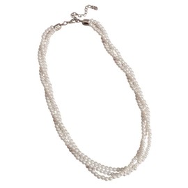 kinaviola Women's Pearl Necklace, Long Necklace, Imitation Pearl, Synthetic Pearl, Elegant, Wedding, Coming-of-age Ceremony, School Entrance Ceremonies, Parties, Funerals, Accessories, Present,