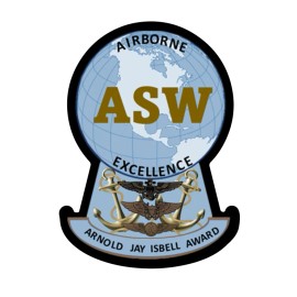 ARNOLD JAY ISBELL ASW AWARD STICKER / DECAL VP VS HS HSL SQUADRON ANTI-SUBMARINE