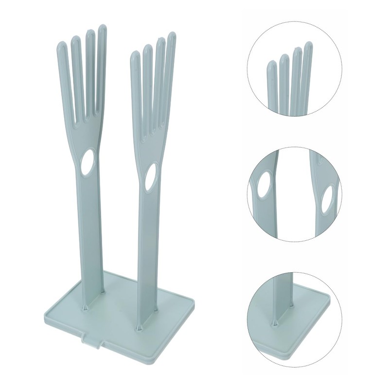 DOITOOL Kitchen Glove Holder Multi-Functional Drain Rack for Sink Side