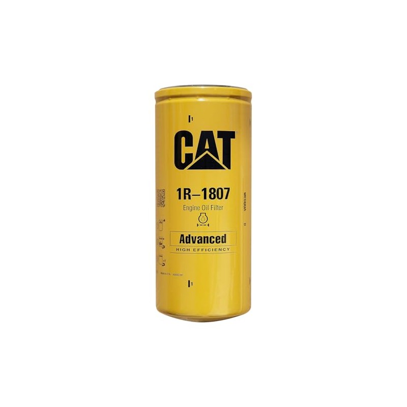 Caterpillar 1R-1807 Advanced High Efficiency Oil Filter (Pack of 2)