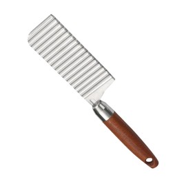 Ciieeo Crinkle Cutter Potato Chipper Fry Cutter for Vegetables Fruits Effortless Slicing for French Fries Salad Decoration Comfortable Handle for Easy Use