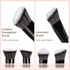 MAANGE Brochas para Maquillaje de Doble Punta 6PCS Set de