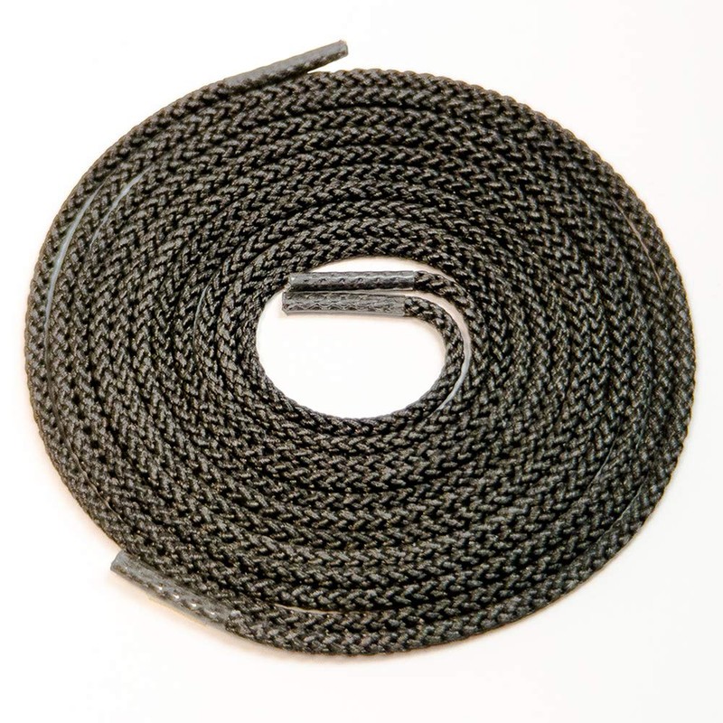 IRONLACE Unbreakable Boot & Shoe Laces - Black - 63