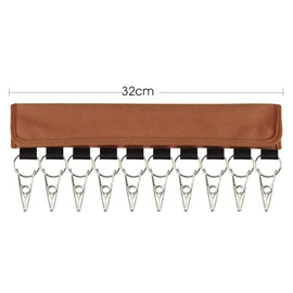 iwobi 2 Piece Hat Organiser Clothes Hanger Hat Racks with Clips Portable Clothes Hanger Hanging Storage for Wardrobe