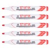 DELI Think Dry Erase Marker Bullet Tip 2.0mm Red Low