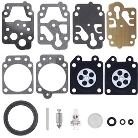 ZAMDOE K20-WYJ Carburetor Repair Kit for ECHO SRM260 SRM2601 SRM261 SRM2400 330 for Honda GX25 GX35 HHB25 HHH25 for Walbro WYL-240-1 WYL-242-1 K10-WYB D20-WYJ for Kawasaki TH34 for Tanaka TBC2000