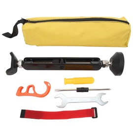 Motorcycle Rear & Front Wheel Lift Stand, 400kg Bearing Portable Motorcycle Stand Wheel Chain Cleaning Maintenance Stand, Adjustable Height Motorcycle Wheel Lift Stand Trail Stand