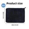 2 Pack Magic Bathroom Drying Cloth 40×60 cm Absorbent Microfibre