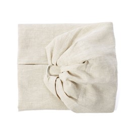 Baby Carrier Ring Sling by Hip Baby Wrap for Newborns, Infants and Toddlers (Oat Chambray) - Beautiful, 100% Linen - Perfect Baby Show Gift - Great for New mom and dad - Nursing Cover