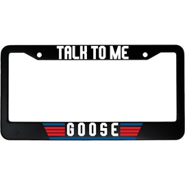 MCMP Talk to Me Goose Aluminum Car License Plate Frame Holder PL-TalkToMeGoose PL-TalkToMeGoose