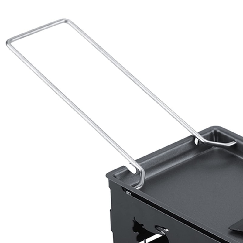Mini Tea Light Raclette Set, Foldable BBQ Cheese Melt Pan