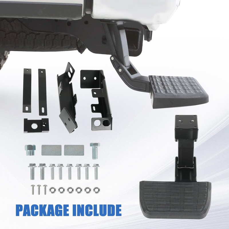 Retractable Truck Side Bed Step Compatible with 2017-2022 Ford F250