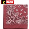 Trainmen Paisley Bandana Head Scarf Do-rag 100% Cotton Bandanna Cover