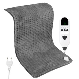 Crystal Soft Fleece Heating Pad with Automatic Shut-Off - Heat Belt for Back, Neck, Shoulder & Belly - 9 Temperature Levels Machine Washable Electric Blanket for Birthday and Christmas Gift