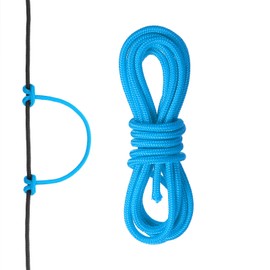 MECCANIXITY 10 Feet Archery D Loop Rope String Nocking Loop Rope Serving Thread Release Material for Compound Archery Bowstring(Blue)