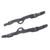 1Pair Diving Adjustable Scuba Diving Fins Straps Accessory (L)