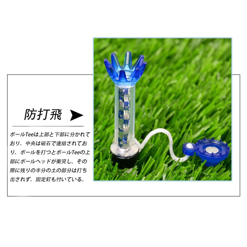 LUYING Golf Magnetic Tees Golf Tee Long Tee Holder with