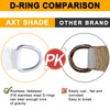 AXT SHADE Sun Shade Sail Waterproof 2.5x2.5x3.5m Triangle UV Block