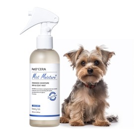 Breezytail PetO'CERA Mist Moisture Plus, Pet Skin Treatment, Moisturizes & Heals Rash, Hop Spots, Dry & Irritated Skin, Hypoallergenic Daily Mist Spray for Dogs, Odor Control (6.76oz, 200ml)