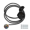 Yinaolan 7 Pin Prewired Plug for Trailer Pole Trailer Socket